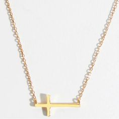 Nwt 18k Gold Plated Cross Necklace Authentic Quantity Available (1) See Photos For Exact Item Details Brand New/ No Defects Details: Wear This Delicate Gold Cross As Any Every Day Wear Piece! It’s Simple Yet Stylish And Meaningful. Makes The Perfect Gift! 9” Length (Adjustable) Clasp Closure Imported Fit: Adjusable Closure: Clasp Material: 18k Gold Dipped Imported Color: Gold No Returns No Exchanges No Buyers Remorse No Low Ball Offers We Waive All Liability Of All Purchased Items Once In The Po Solid Gold Cross Necklace, Simple Gold Cross Pendant Necklace, Simple Gold Necklace For Formal Occasions, Black Jewelry Necklace, Presents Ideas, The Possession, Gold Link Necklace, State Necklace, Mail Carrier