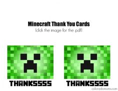 an image of some green squares with the words,'thank you cards lick the image for