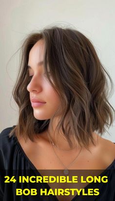 Embrace elegance with these mesmerizing long bob hairstyles! Discover 24 ways to elevate your look with timeless sophistication. From sleek and polished to effortlessly tousled, find your signature style and shine with confidence. Textured Long Bob, The Lob, Medium Box Braids, Blonde Box Braids, Braided Bun Hairstyles, French Braid Hairstyles, Boring Hair, All Face Shapes