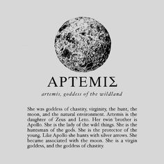 an article about the origin of the moon in ancient greek mythology, aptermiz