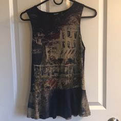 Tried On Only. Nwot. Printed Sleeveless Tops For Fall, Womens Tops, Tank Tops, Women Shopping, Color