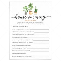 Housewarming Scavenger Hunt Printable by LittleSizzle Housewarming Games Printable, House Warming Games, Housewarming Party Themes, Housewarming Party Games, Housewarming Games, Scavenger Hunt Template, Home Party Games, Scramble Game, Baby Shower Wishes