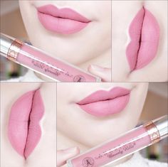 "Lovely " Anastasia Beverly Hills liquid lipstick Makeup Korea, Anastasia Beverly Hills Liquid Lipstick, Lipstick Kit, Batons Matte, Purple Lipstick, Lips Shades, Makeup Swatches, Pink Lipstick, Lip Colour