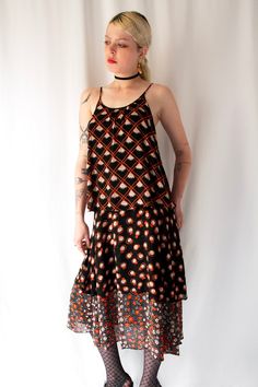 1970s Ossie Clark for Radley Crepe Chiffon Tiered Dress // Vintage 70s Black & Red Bias Cut Celia Birtwell Floral Pineapple Print Sun Dress - Etsy Celia Birtwell, Ossie Clark, Pineapple Print, Sun Dress, Silk Crepe, Tiered Dress, Dress Vintage, Chiffon Fabric, Vintage 70s