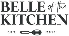 the logo for belle of the kitchen