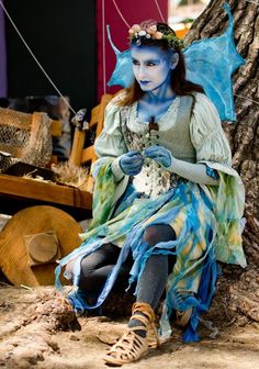 Wildling Costume, Dragon Makeup, Festival Fancy Dress, Fantasy Play, Theatre Makeup, Fairy Makeup, Ancient Beauty, Creative Pictures