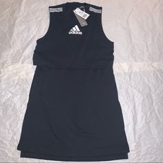 New With Tag. Adidas W Gg Dress, Style: Fl7708. Black. Size: S Adidas Game And Go Dress. Adidas Sporty Sleeveless Dress, Sporty Black Summer Dress, Casual Black Sleeveless Tennis Dress, Sporty Black Mini Dress, Sporty Black Spring Dress, Sporty Black Dress For Spring, White Casual Adidas Dress, Summer Stretch Adidas Dresses, Adidas White Dress For Spring