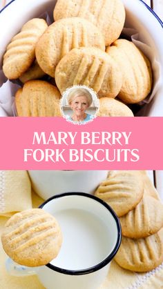 Mary Berry Fork Biscuits Fork Biscuits, Biscuits British, British Biscuit Recipes, Irish Foods, Berry Cookies, British Biscuits, Berry Shortcake