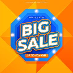 the big sale is up to 50 % off with this special offer on all items