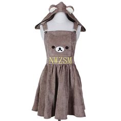 Japanese A-Line Dress Cute Bear Embroidery Gown Harajuku Lolita Dress bear Embroidery Gown, Bear Embroidery, Cute Bear, Lolita Dress, Cute Bears, A Line Dress, Harajuku, A Line, Better Living