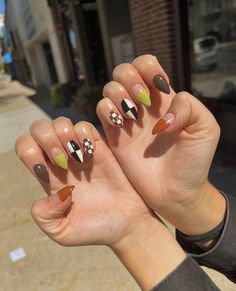 Fall Nail Design, Seasonal Nails, Nail Design Ideas, Nail Art Ideas, Fall Nail, Cuticle Oil