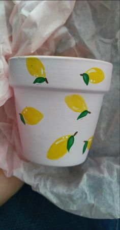 SOLD!  
Painted by Hervintageroots Paint On Pot, Vase Ideas Painting, Horizontal Painting Ideas Easy, Pot Painting Party, Simple Pot Painting, Cute Flower Pot Painting Ideas, Easy Flower Pot Painting Ideas, Pot Painting Ideas