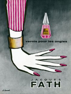 an advertisement for the famous perfume advertises it as a woman's hand