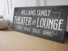 a wooden sign that says, williams family bed and breakfast know what food you make both