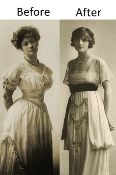 Fashion In Transition: The Early 1900s- Part 1 | Lily Absinthe Women In Dresses, 1900 Fashion, Paul Poiret, 1900s Fashion, 1910s Fashion, Fashion Silhouette, 파티 드레스, 20th Century Fashion, Antique Clothing