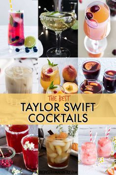 the best taylor swift cocktails for any type of party or celebration, and it's easy to make