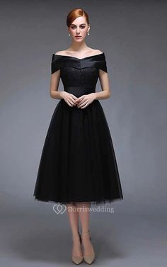 Junior Formal Dresses, Tulle Bridesmaid, Dama Dresses, Cheap Party Dresses, Long Formal Gowns, Dress With Pleats, Tulle Bridesmaid Dress, Evening Dresses Online, Vintage Black Dress