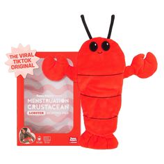 POV: It's that time of the month. You're achy, crampy, and maybe even a little cranky... but someone gets it. That someone is your heatable, huggable, adorable new bestie, the Menstruation Crustacean! This friendly 14" plush lobster serves as a heating pad for menstrual cramps, complete with a relaxing lavender scent to brighten your mood. Who doesn't love a multitasking aromatherapy moment?! No batteries or electrical cords. Simply cuddle up with the Menstruation Crustacean for a better time of Menstruation Crustacean, Heating Pad For Cramps, Meme Happy, What Do You Meme, Time Of The Month, Menstrual Cramps, You Meme, Crustaceans, Heating Pad