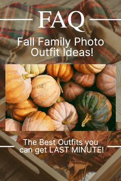 Come browse my list of the best outfit ideas for your family photos this fall!