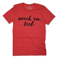 Wreck 'Em Tech Legend Tee – Kickoff Co. Mens Graphic Tshirt, Mens Tops