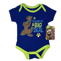 Shirt Shorts Outfit, 70s Cartoons, Baby Shark Doo Doo, New Scooby Doo, Vintage Baby Boys, Ralph Lauren Baby Girl, Bodysuit Shirt, Warner Bros Studios, Blue Bodysuit