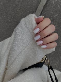 Elegant Touch Nails, Beauty Hacks Nails, Cute Simple Nails, Short Square Nails