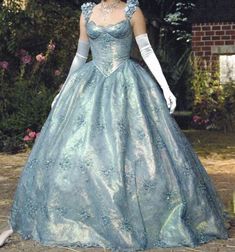 Victorian Ball Gowns Blue, Grand Ball Gown Aesthetic, Cinderella Aesthetic Dress, Blue Ballgown Aesthetic, Blue Princess Dress Royal, Bridgerton Ball Gowns, Ballgown Dresses Princess, Cinderella Dress Aesthetic, Old Princess Dresses