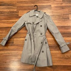 Calvin Klein, Xs Jacket, Never Worn, Grey Calvin Klein Jacket, Trench Coats, Womens Calvin Klein, Trench Coat, Calvin Klein, Jackets & Coats, Jackets For Women, Grey, Women Shopping