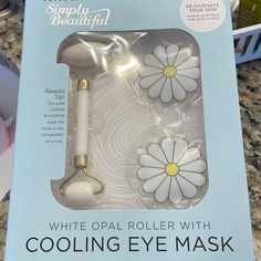 Vivita White Opal Roller With Cooling Eye Mask. Relieve Fatigue And Tension Around Your Eyes. Helps Skin Products To Penetrate Deeper Into Your Skin. Relieves Facial And Jaw Tension And Improves Facial Contour. Fast Results! Reduce Swelling And Puffiness Improve Skin Elasticity Helps Skin Look Youthful And Firm Eye Mask Flower Design I Love This Products, I Have 3 Of Theses So I Am Selling One. Peach Fuzz Removal, Pore Extractor, Mask Flower, Rodan And Fields Redefine, Facial Massage Tool, Ipl Laser Hair Removal, Laser Hair Removal Device, Gua Sha Facial, Reduce Swelling