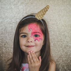 Kids Crazy Hair Day Ideas Girls Easy, Crazy Hair Day At School For Girls Easy, Baby Turtle Costume, Easy Halloween Face Painting, Turtle Costumes, Crazy Hat Day, Be An Artist, Kids Face Paint, Hat Day