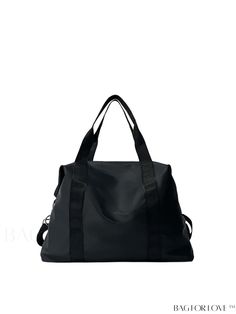 BagForLove - Stylish Tape Decor Carryall Product Description Color Black Pattern Type Plain Material Polyamide Closure Type Zipper Style Sporty Strap Type Double Handle Bag Size Medium Composition 100% Nylon Size Chart INCH CM Bag Length Strap Length Bag Width Bag Height Handle Height Size 17.7 inch 43.3 inch 5.9 inch 15 inch 7.9 inch one-size Bag Length Strap Length Bag Width Bag Height Handle Height Size 45 cm 110 cm 15 cm 38 cm 20 cm one-size Details Pictures Similar Products h2 { text-align: center; } /* æ¢è¡ */ li{ white-space: normal; word-break: break-all; word-wrap: break-word; } .red-box { width: 100%; display: flex; flex-direction: row; flex-wrap: wrap; justify-content: center; } .red-box > div { width: 190px; height: 250px; margin: 10px; } .red-box > div > a > img { width: 190 Trendy Black Nylon Gym Bag, Versatile Black Nylon Travel Bag, Casual Travel Bag For Gym, Casual Black Travel Bag For Gym, Versatile Black Gym Bag With Adjustable Strap, Trendy Black Gym Bag For Sports, Nylon Shoulder Bag For Gym, Casual Black Travel Bag, Decorative Tape