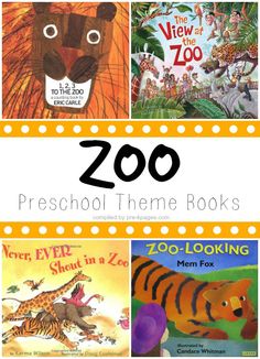 the zoo theme books for children to read