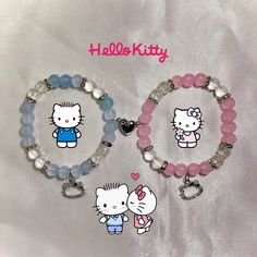 * Hello Kitty X Dear Daniel * Link in Bio to Order ☺️ #deardaniel #hellokitty #hellokittyaddict #sanrio #matching #bracelets #braceletbusiness #post #explorepage #sanrioaesthetic #sanrioaddict #foryou #gifts #diybracelet #matchingbracelets #beaded #beadedbracelets #bracelets #braceletsofinstagram #braceletsoftheday Hello Kitty Beaded Bracelet, Hello Kitty Bracelet Ideas, Hello Kitty X Dear Daniel, Sanrio Matching, Bracelet Making Tutorial, Hello Kitty Bracelet, Dear Daniel