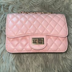 Like New Beautiful Girly Pink Bag Resembles The Chanel Flap Bags. Interior Zip Pocket And Interior And Exterior Slip Pockets For Your Cards, Can Be Worn Multiple Ways Pink Clutch With Chain Strap, Pink Crossbody Satchel With Chain Strap, Chic Pink Clutch With Chain Strap, Trendy Pink Satchel With Chain Strap, Pink Crossbody Flap Bag With Chain Strap, Pink Flap Shoulder Bag With Chain Strap, Pink Shoulder Flap Bag With Chain Strap, Chic Pink Flap Bag With Chain Strap, Elegant Pink Satchel With Chain Strap