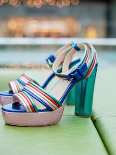 These multi colored open toe chunk heels are perfect for any summer night. Their cushioned insole and flexible outsole make them a must-have for an evening of dancing and fun. Summer Night, Summer Nights, Multi Colored, Open Toe, Must Haves, Dancing, Heels