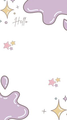 a purple and white background with stars on it