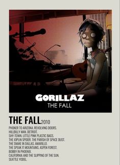 the fall 2010 cover art for gorillalaz