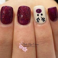 Christmas Nail Art Ideas, Christmas Nail Art Easy, Nails Easy, Christmas Nail Art Designs, Cute Gel Nails, Dipped Nails, Xmas Nails