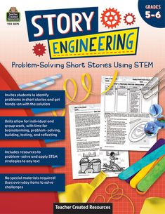 PRICES MAY VARY. Students can create devices and solutions using everyday materials. Each unit focuses on one problem and one challenge, but other problems are presented as options for future challenges. The activity pages invite individual and group work room for brainstorming , problem-solving, building, testing, and reflecting. Problem-solving short stories using STEM The grade level includes 12 units. Each unit contains a teacher overview and lesson plan, one original fiction passage with ro Engineering Design Process, Teacher Created Resources, Activity Pages, Lesson Planner, Grade Book, Group Work, Activity Sheets, Stem Activities, Science Activities