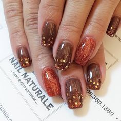 60 mentions J’aime, 2 commentaires – Cindi Tucker (@nailnaturale) sur Instagram : « Fall-y #beautifulnaturalnails #fallnails #noacrylic #nailartideas #nailfeatures #nailsofinstagram… » French Pedicure, Thanksgiving Nail, 2018 Style, Cute Nails For Fall, Thanksgiving Nails