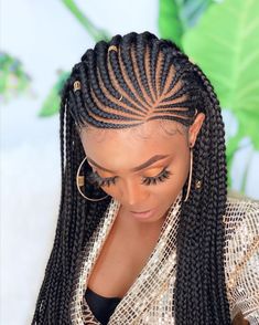 Trending Ghana Braids Hairstyles You Should Consider. Volume 2 - Stylish Naija Ghana Braids Hairstyles, Latest Hair Braids, Bob Braids Hairstyles, Lemonade Braids, Braiding Your Own Hair, Ghana Braids, Feed In Braids Hairstyles, African Hair Braiding Styles, Braided Cornrow Hairstyles