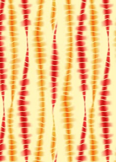 an orange and yellow background with wavy lines