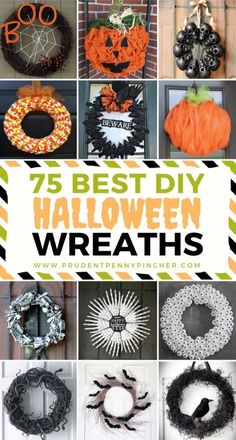 25 best diy halloween wreaths