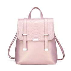 Brand Name: LANYIBAIGEPlace Of Origin: HE BEI ?ProvinceLining Material: polyesterOrigin: CN(Origin)Main Material: Patent LeatherItem Type: BackpacksExterior: Solid BagGender: WOMENCarrying System: Arcuate Shoulder StrapCapacity: Below 20 LitreStyle: FashionClosure Type: zipperTechnics: JacquardRain Cover: YesModel Number: 39322Pattern Type: SolidDecoration: NONEBackpacks Type: SoftbackInterior: Interior Slot PocketInterior: Cell Phone PocketInterior: Interior Zipper PocketInterior: Interior Comp Women Backpack Travel, Multipurpose Bag, Bags For Teens, Backpack Women, Handbags Casual, Crocodile Pattern, Small Backpack, Designer Shoulder Bags, Pretty Design