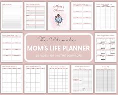 the ultimate mom's life planner printables for every woman in her family