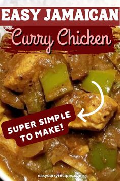 EASY JAMAICAN CURRY CHICKEN