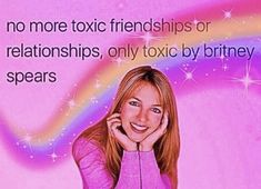 a woman with her hand on her face and the caption says, no more toxic friends or relationshipss only tonic by biting