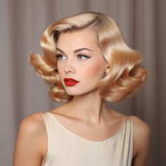 Old Hollywood glamour with soft, retro waves can be a stunning choice.