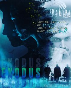 the movie poster for exodus exodus with two men standing in front of each other