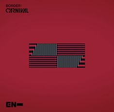 an image of a red background with black and grey lines on it that says, border carnival